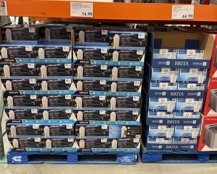 New packaging on Costco shelf
