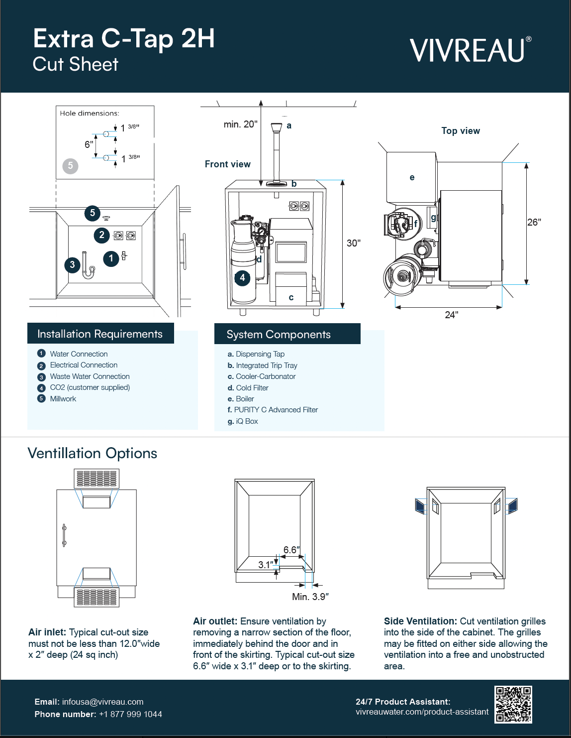 Cut sheet one-pager