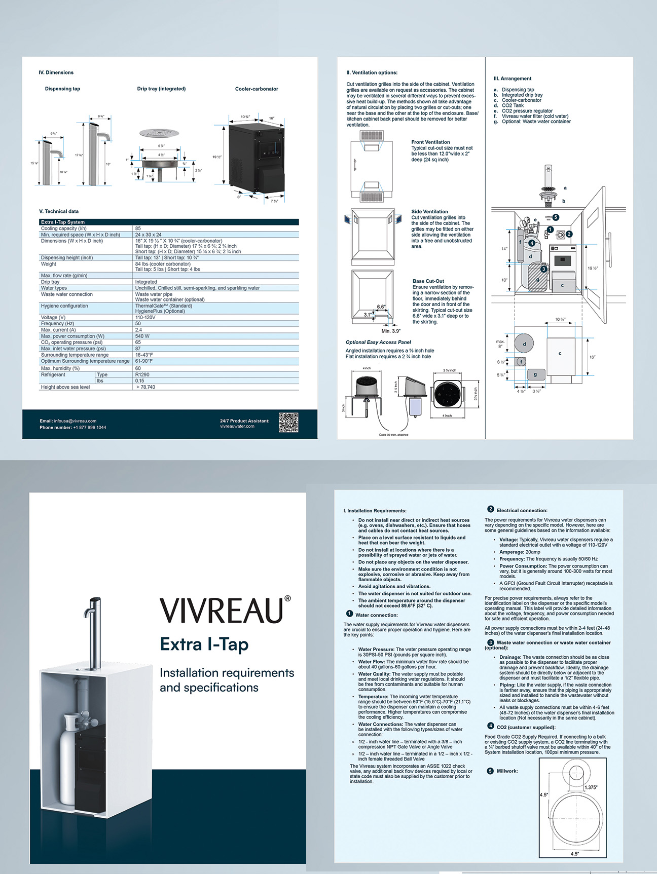 Redesigned spec sheet