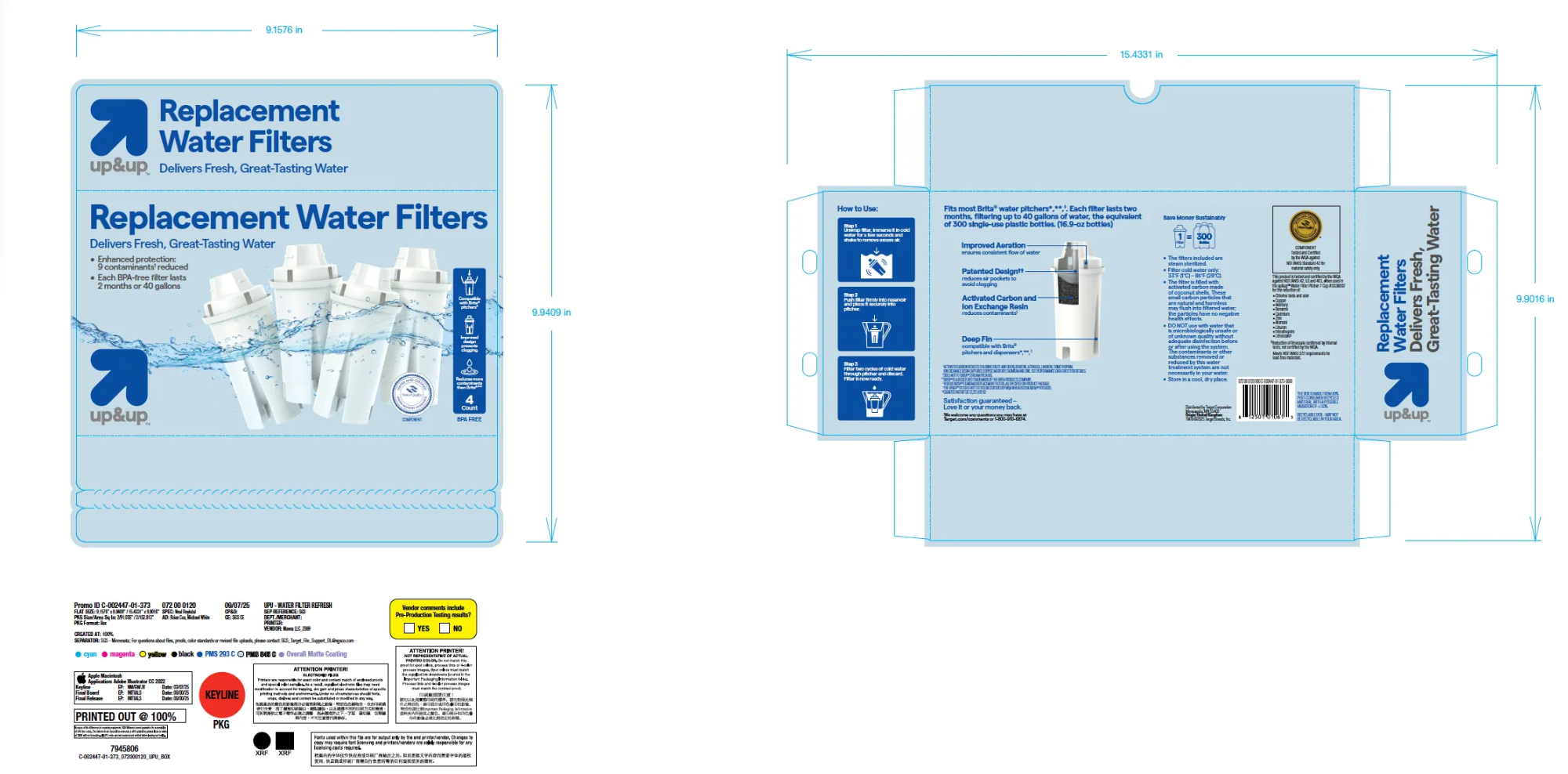 Target dieline